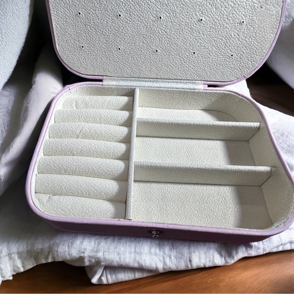 2 in Pkg. PU Leather Mini Travel Jewelry Box’s - Picture 2 of 6